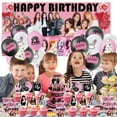 thumbnail image 4 of Blackpink Birthday Supplies Plates Decorations Decor Backdrop Banner Cake Topper Fans, 4 of 6