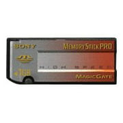 Angle View: Sony - Flash memory card - 1 GB - MS PRO - for Cyber-shot DSC-P100, P150, P200, P41, P73, P93, S40, S90, V3, W1, W15, W17, W1S, W5, W7