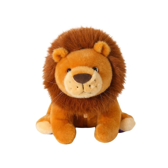 Small Lion Stuffed Animals Plush Toys, 4 Inch Soft and Cuddly Lion Plush Animals Toy, Cute and Realistic Animals Soft Toys Gifts for Boys and Girls