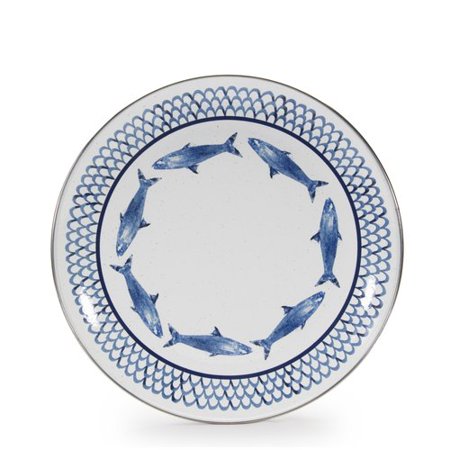 Satin Sand Dune Dinner - Highland Dunes Cassella Fish 10.75'' Dinner Plate (Set of 4)