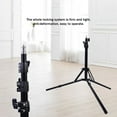 thumbnail image 3 of Studio Light Stand, Prevent Deformation 1/4in Screw Interface Adjustable Photo Light Stand Portable Solid  For Ring LED Lamp, 3 of 8