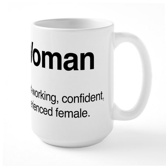 CafePress - Nasty Woman Large Mug - 15 oz Ceramic Large White Novelty Mug