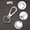 Silver, variant on 12 Pcs Swivel Push Gate Snap Hooks Clasps, 1.57 Inch Metal Swivel Hook Clips for DIY Crafts Keychain Purse Handbag Making, Lanyard Bag Hardware Accessories, Seasonal Decor