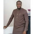 thumbnail image 1 of Men's Traditional Wear, African Men's Wear, African Men's Clothing, African Wedding Suit, Groomsmen Suit, Groom's Suit, Men's Senator Suit, 1 of 4