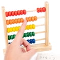 thumbnail image 3 of Five-Row Abacus Wooden Counting Frame Educational Math Learning Toy for Early Childhood Development, 3 of 8