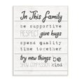 thumbnail image 1 of Stupell Industries Compassion Inspirational Word Family Textured Wood Design Wall Plaque Art by Daphne Polselli, 1 of 3