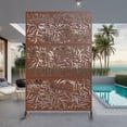 thumbnail image 3 of 76 in x47 in Decorative Privacy Screen Outdoor Divider with Stand, 3 of 5