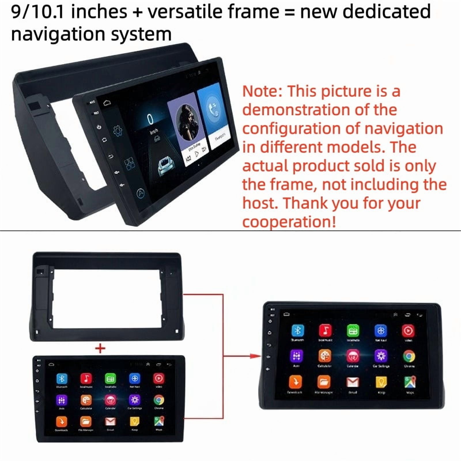 10.1 Inch Android Large Screen Navigation Frame Suitable for Isuzu MU-X/MU-X/Lingtu