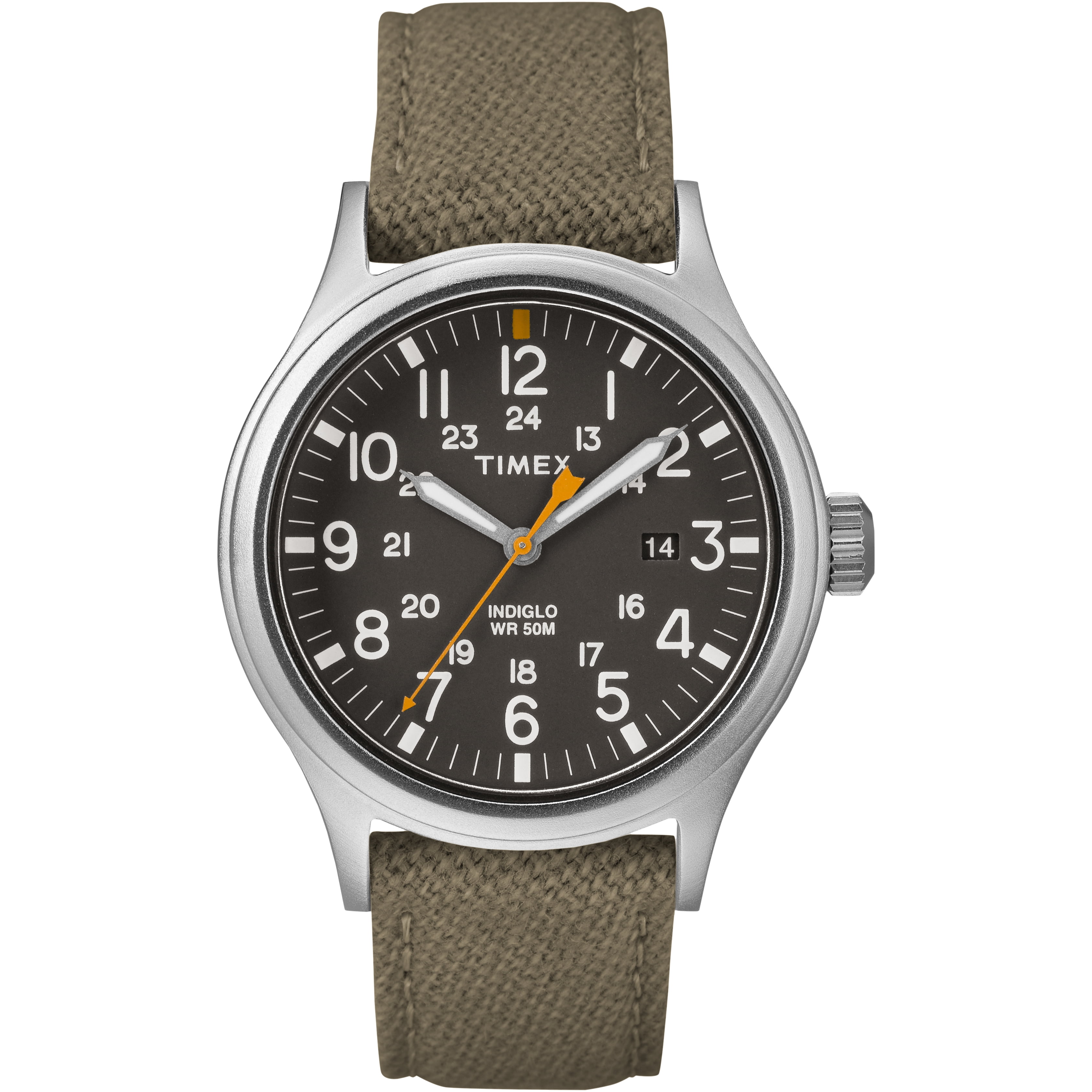 timex green dial watch