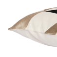 thumbnail image 4 of LR Home Ivory/Taupe Contemporary Geometric Hand-Woven Throw Pillow Cover, 4 of 7