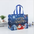 thumbnail image 2 of Outoloxit Christmas Gift Bags 13x10x7 Inches 5-Pack Reusable Non-Woven Tote Bags with Handles for Christmas Gift Wrapping, Shopping, and Party Favors, 2 of 8