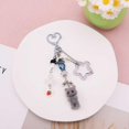 thumbnail image 3 of Cute Fuzzy Cat Keychain for Women, Cat Charm Keychain Cat Lover Gift Cat Plush Keyring Stuffed Animal Keychain for Backpack, 3 of 7