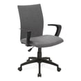 thumbnail image 1 of Leick Chaise de Bureau en Lin Gris, 1 of 2