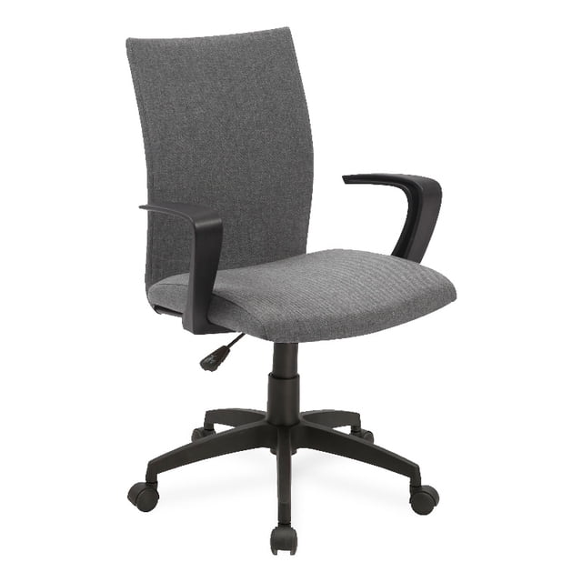Leick Chaise de Bureau en Lin Gris