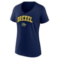thumbnail image 2 of Women's Navy Drexel Dragons Campus V-Neck T-Shirt, 2 of 3