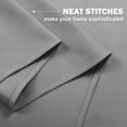 thumbnail image 3 of NICETOWN Blackout Curtains for Small Windows, Thermal Insulated Grommet Window Treatment, Light Blocking Energy Efficient Privacy Drapes for Kitchen Bathroom, Silver Grey, 34"x24", 2 Panels, 3 of 5