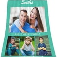 thumbnail image 6 of Personalised Blanket Throw for Adults and Baby Customised Soft Blanket with Photos Text,Anti-Pilling Flannel for Bed, Sofa, Living Room Birthday Souvenir Wedding Valentine's Day Custom Gift, 6 of 6