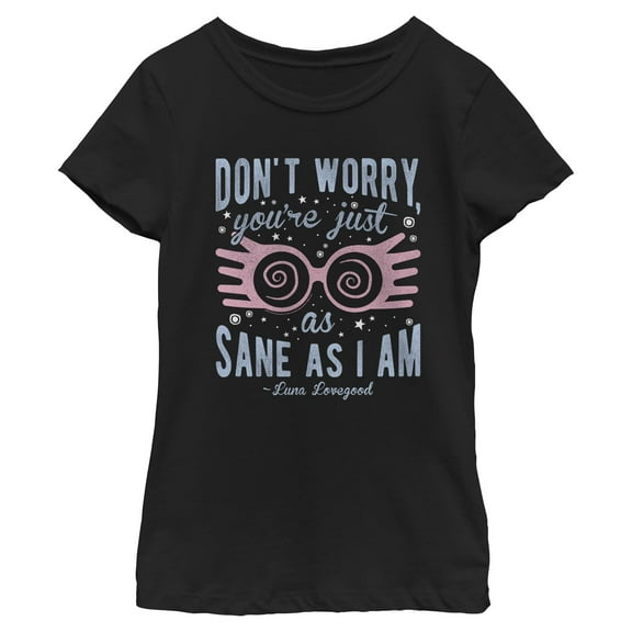 Girls Harry Potter Luna You’re Just As Sane as I Am T Shirt