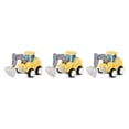 thumbnail image 1 of pitrice Cartoon Push-type Engineering Construction Vehicles Toy Decoration Farm Cars Model Early Educational Boys Children Baby Gift Drilling Machine No.03 3PCS, 1 of 6