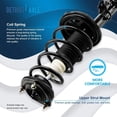 thumbnail image 3 of Detroit Axle - Rear Struts w/Coil Spring Replacement for 2000-2005 Hyundai Accent, 3 of 8