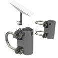thumbnail image 2 of Mount Kit with Pipe Adapter for Pole/Rv/Roof/Suv/Outdoor Mount Roof Mast to Pole to Pipe Mounting Adapter T2m1, 2 of 5