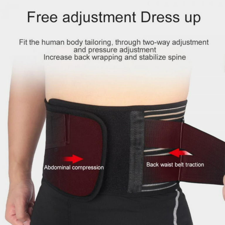 Waist Trainer Belt Back Brace Sports Slimming Body Shaper Band With Dual  Adjustable Belly For Fitness Workout, Unisex-pink-xxl