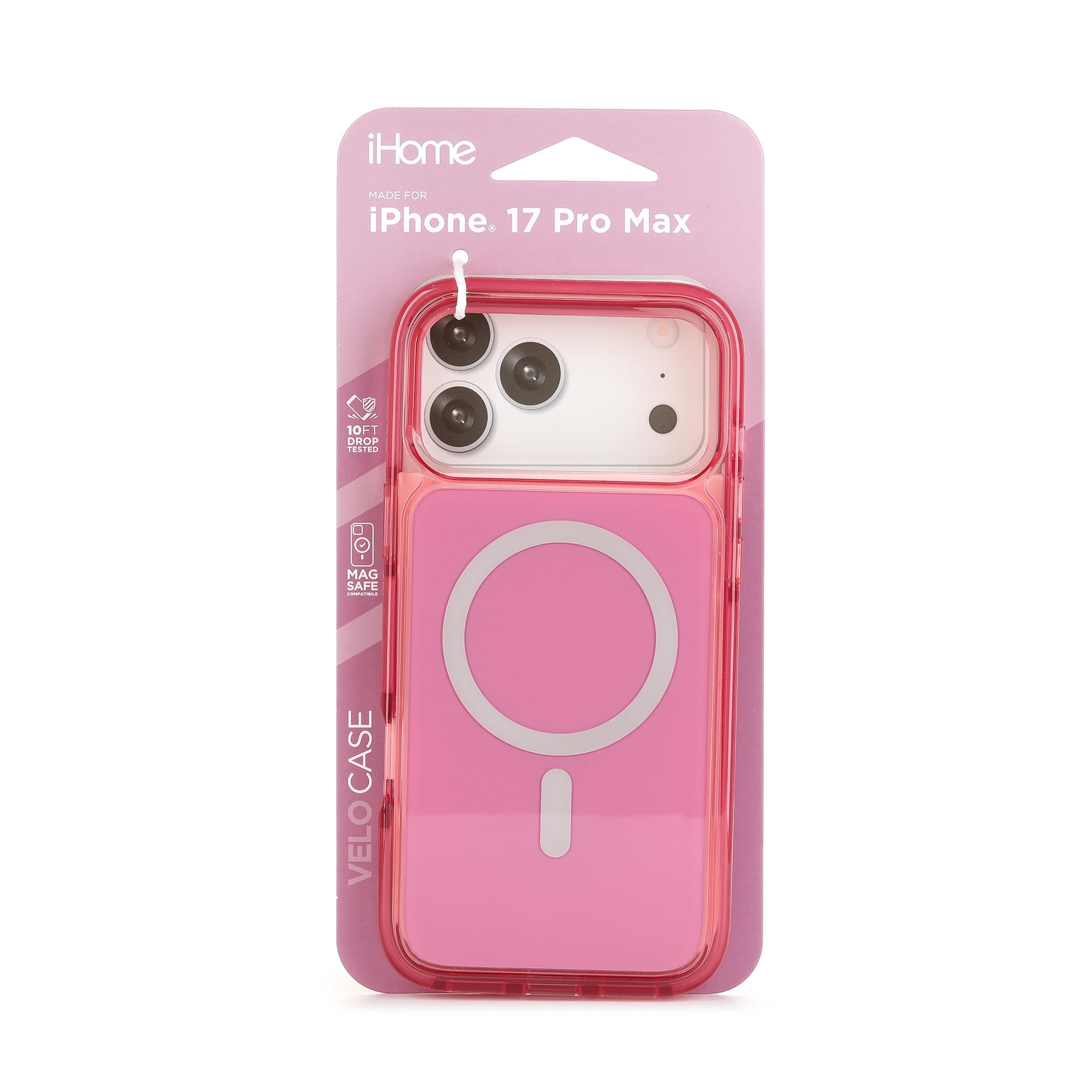 iHome Magsafe Velo Case for iPhone 17 Pro Max, Shockproof, MagSafe