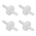 thumbnail image 1 of Aquarium Check Valve Air Check Valve One Way Air Valve Check Valve One Way Valve 12PCS Aquarium Check Valve  Resistance Oil Resistant One Way Air Valve PP Check Valve For Fish Tank, 1 of 8