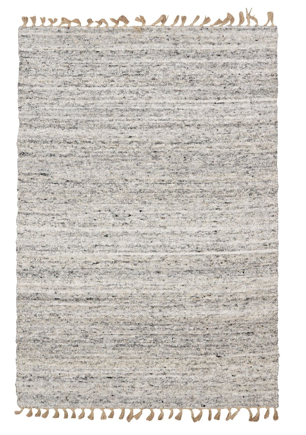 Verginia Berber Natural & Black 1 ft. 10 in. x 2 ft. 10 in. Accent Rug