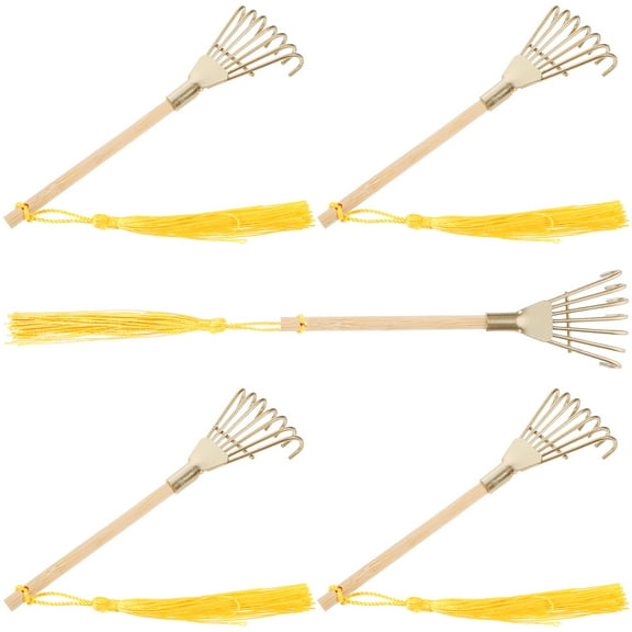 5Pcs Miniature Rakes for Crafts Smooth Landscape Sand Smoothing Zen Garden Rake Set