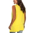 thumbnail image 2 of UPPADA Loose Fit Tank Tops for Women Beach Vacation Clothes V Neck Trendy Tees Sleeveless Shirts 2025 Tank Tops Summer T Shirts Casual Basic Tanks My Orders Placed My Account Recently Yellow,M, 2 of 4