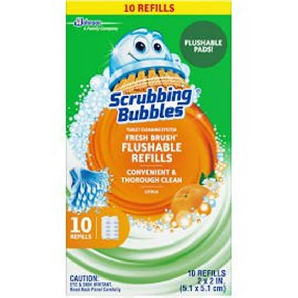 S C Johnson Wax Pad Cleaning Brush Fresh Refil - 10 Count