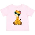 thumbnail image 3 of Inktastic Cute Giraffe, Giraffe with Sunglasses, Cute Animal Boys or Girls Toddler T-Shirt, 3 of 5