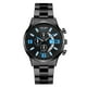 thumbnail image 2 of Reloj de cuarzo para hombre, relojes para hombre YOLAKO Reloj analógico de cuarzo con correa de acero inoxidable y estilo casual para hombre Reloj de acero inoxidable, 2 of 2