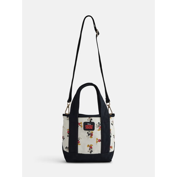 Disney Minnie Mouse Women's Canvas Tote Bag, Black