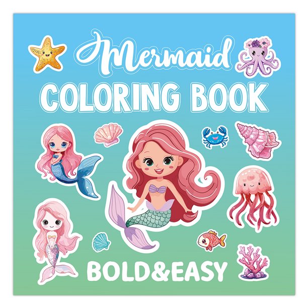 Lindo Libro para Colorear Educational 40 Páginas 4+ (sirena)