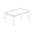 thumbnail image 3 of Outdoor Wicker Dining Set - 5 Piece Patio Furniture Set with Table & 4 Chairs, 3 of 4