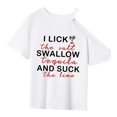 thumbnail image 3 of Camiseta para mujer Tops de verano Ropa femenina de moda Camiseta con cuello redondo para uso diario M, 3 of 8