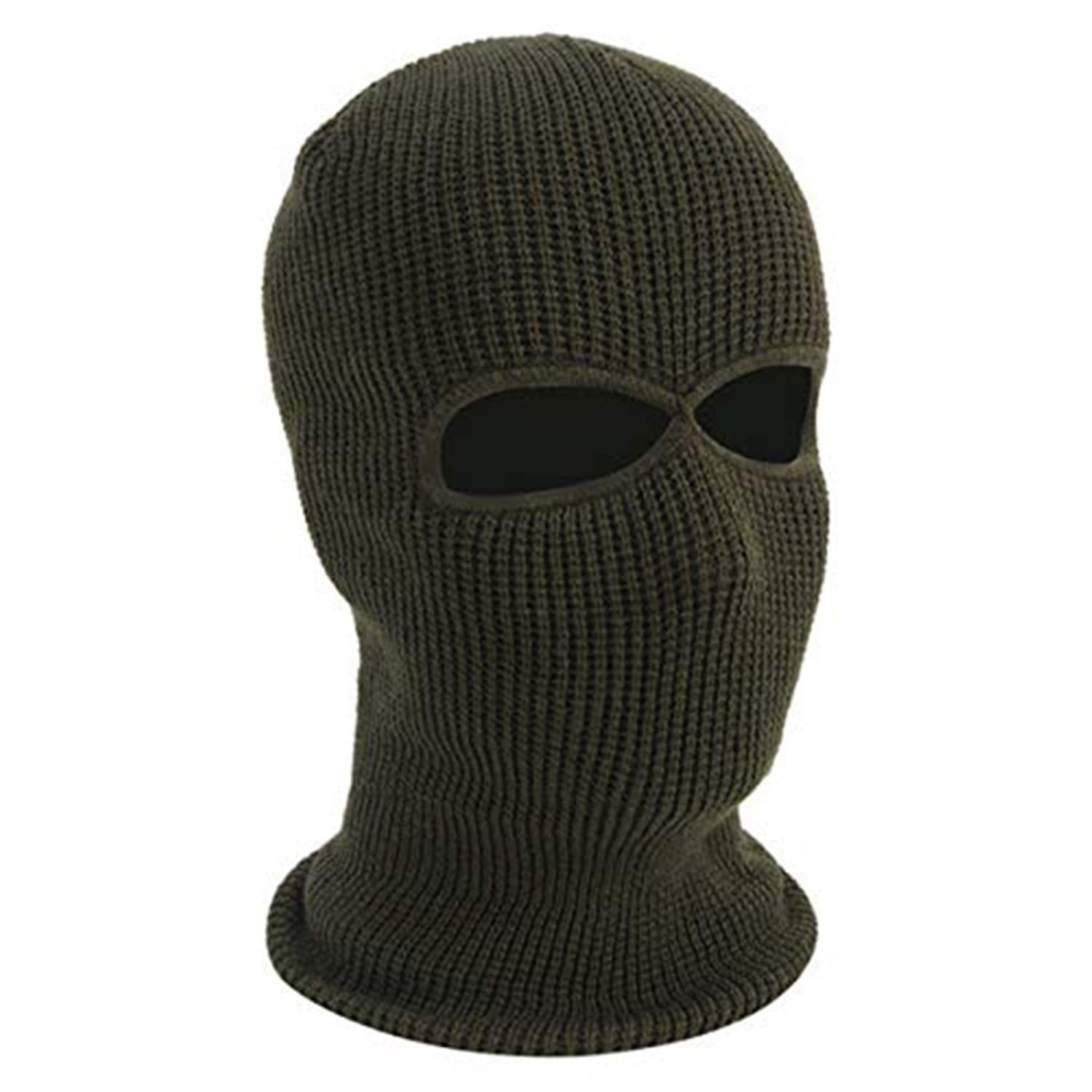 3Hole Winter Warm Ski Mask Balaclava Black Knit Hat Face Shield Beanie Snow Cap 
