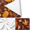 thumbnail image 2 of Fall Blanket 50x60inch, Pumpkin Maple Leaf Autumn Harvest Farmhouse Soft Warm Cozy Blanket, Fall Throw Blanket for Sofa Bedroom Chairs and More, 2 of 6