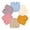6 Colors, variant on Deago 3 Pack Muslin Baby Bibs 4-Layer Cotton Bibs Drool Teething Bibs Absorbent Breathable Soft Baby Bibs for Girls Boy