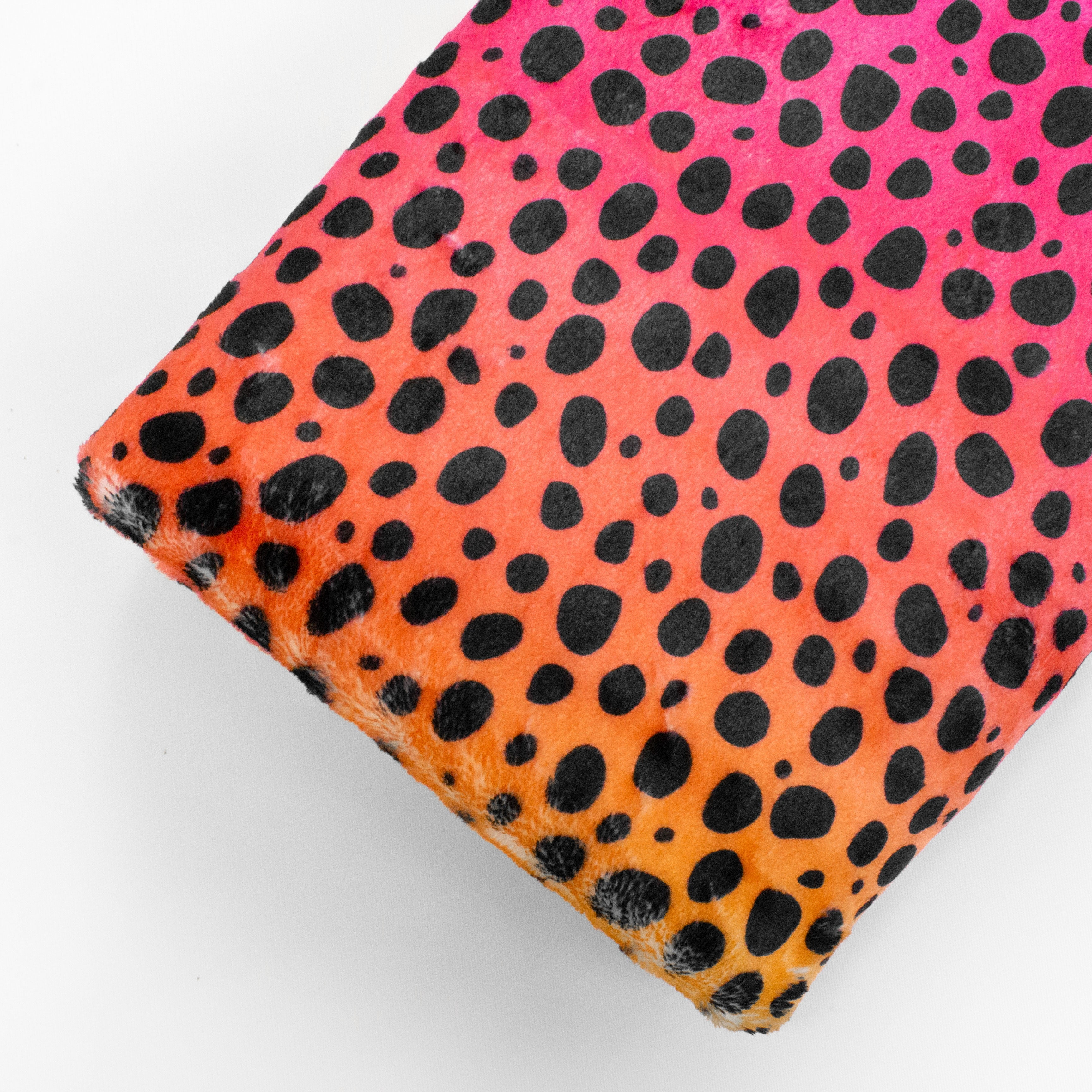 Everything Comfy Cheetah Print Decorative Throw Blanket, 30" X 40", Rainbow Gradient