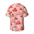 thumbnail image 4 of Goofa Cute Mushroom1 Printed Men's Casual Short-sleeved Shirt,Lightweight Breathable Button-down,Summer Casual men's top,Versatile Fashion shirt-, 4 of 7