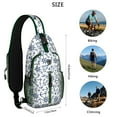 thumbnail image 5 of Crossbody Sling Backpack for Women Men Anchor Marine Blue Pattern Shoulder Sling Crossbody Casual Chest Bag for Travel Sports Running Hiking, 5 of 6