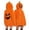 Black, variant on Fuzzy Plush Halloween Outerwear, Halloween Double Print Pumpkin Zip Up Hood Coat, Spooky Jack O Fuzzy Plush Outerwear With 3D Stem, Oversized Halloween Cosplay Jacket for Holiday, Light Green S