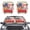 Cartoon Dogs Flag Truck, variant on Jiueut Galaxy Sunflower Cat Glasses Print Car Windshield Sun Shade 2 Pcs Sunshade Patriotic Easy to Install Foldable Automotive Interior Accessories for Sun Protection Sunshade Visor