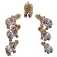 thumbnail image 1 of Feng Shui Decor, Desktop Ornament Cute Elephant Decor 7Pcs    For Office Hotel Decoration, 1 of 8