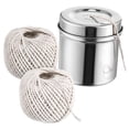 thumbnail image 2 of Hilo de cocina,2 rollos de hilo de cocina multiusos para hornear,Hilo de cocina de algodón Utensilios de cocina Pollo,Hilo de carnicero,fácil de usar,práctico para embutidos,Caja de, 2 of 8