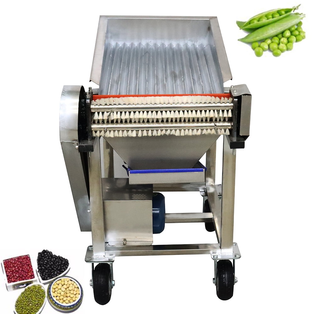 PreAsion Pea Peeling Machine Stainless Steel Electric Pea Sheller Bean