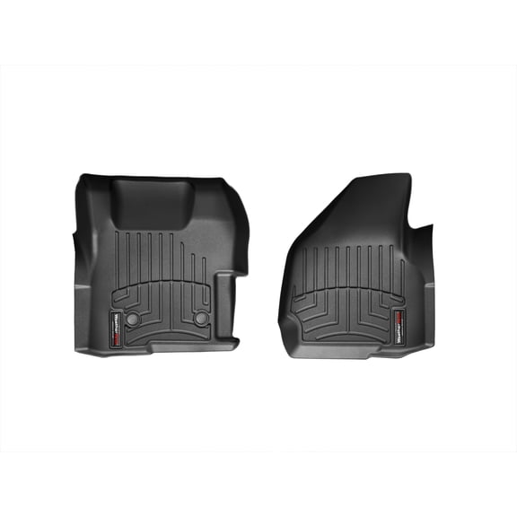 WeatherTech Custom Fit FloorLiners compatible with 2012-2012 Ford Super Duty - 1st Row (Driver & Passenger), Black